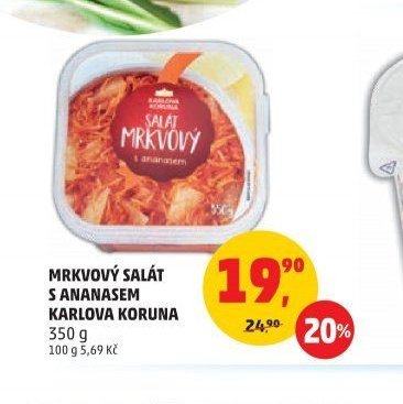 Mrkvový salát s ananasem Karlova Koruna