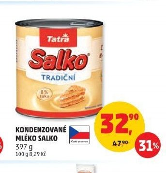 Kondenzované mléko Salko