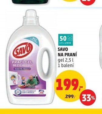 SAVO NA PRANÍ