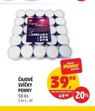 ČAJOVÉ SVÍČKY PENNY