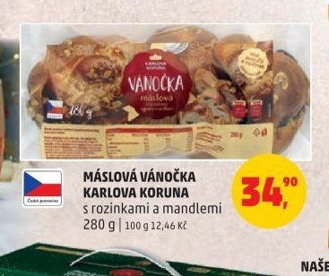 MÁSLOVÁ VÁNOČKA KARLOVA KORUNA