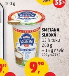SMETANA SLADKÁ