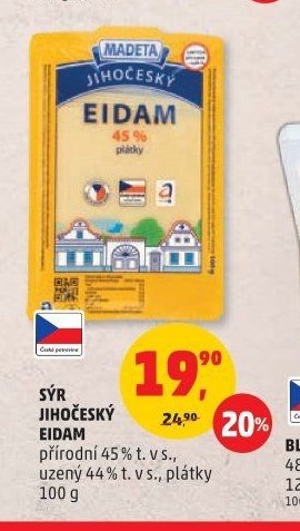 Sýr Jihočeský Eidam