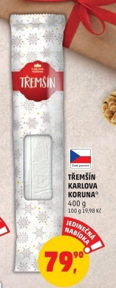 TŘEMŠÍN KARLOVA KORUNA
