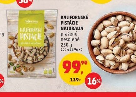Naturalia kalifornské pistácie