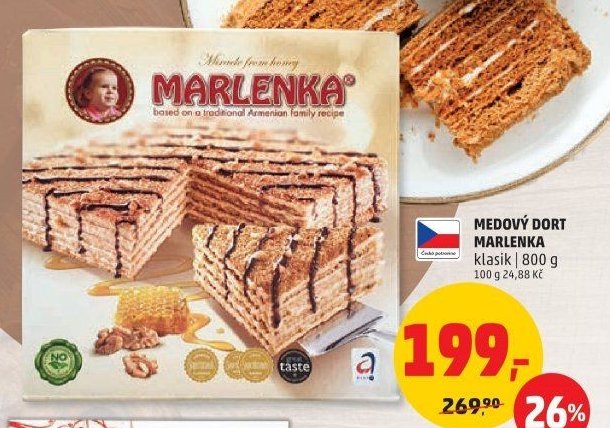 MEDOVÝ DORT MARLENKA
