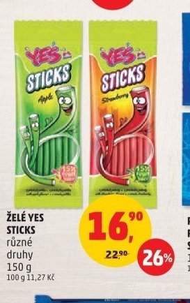 ŽELÉ YES STICKS