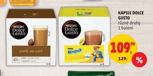 KAPSLE DOLCE GUSTO různé druhy