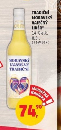 TRADIČNÍ MORAVSKÝ VAJEČNÝ LIKÉR