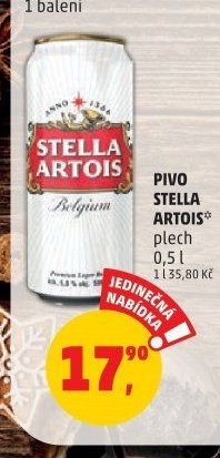 PIVO STELLA ARTOIS plech