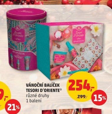 VÁNOČNÍ BALÍČEK TESORI D'ORIENTE