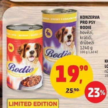 KONZERVA PRO PSY BODIE