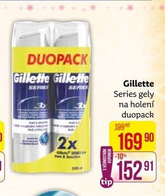 Gillette Series gely na holení duopack