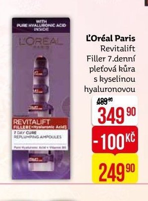 L'Oréal Paris Revitalift Filler 7.denní pleťová kůra s kyselinou hyaluronovou