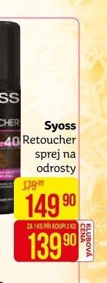Syoss Retoucher sprej na odrosty