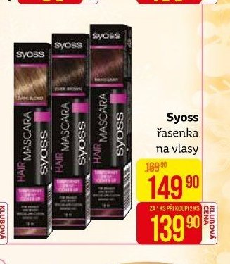 Syoss řasenka na vlasy