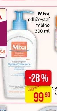 Mixa odličovací mléko 200 ml