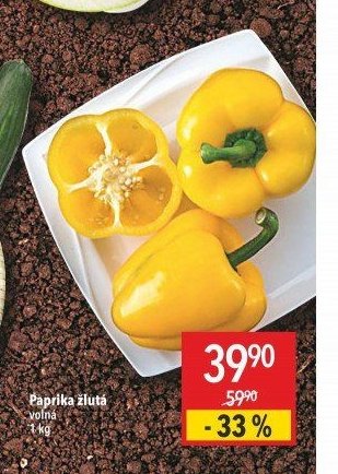 Paprika žlutá
