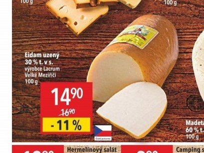 Eidam uzený 30% t. v s.