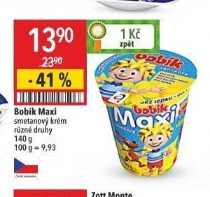 Bobik Maxi smetanový krém
