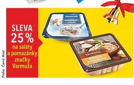 Sleva na saláty a pomazánky značky Varmuža