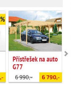 Přístřešek na auto G77 - UNI HOBBY akcniletaky.com