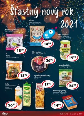 akční leták CBA 16.12.2020-31.12.2020