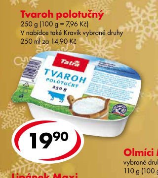 Tvaroh polotučný