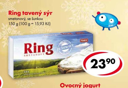 Ring tavený sýr