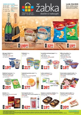 akční leták Žabka 9.12.2020-31.12.2020