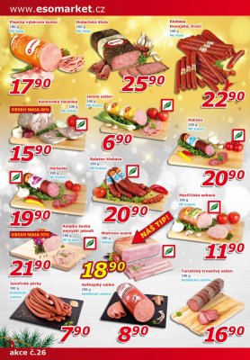 akční leták ESO MARKET 16.12.2020-31.12.2020