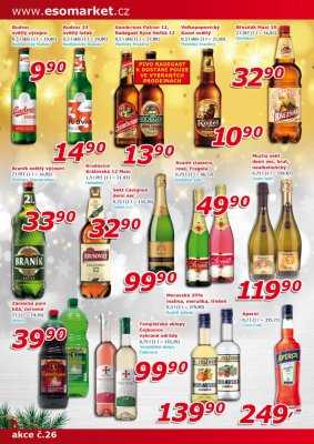 akční leták ESO MARKET 16.12.2020-31.12.2020