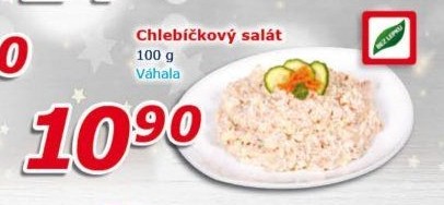 Salát chlebíčkový Váhala