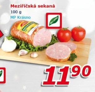 Sekaná pečená Meziříčská Krásno