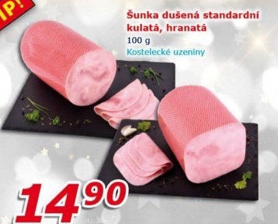 Šunka dušená standard kulatá Kostelecké uzeniny