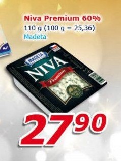 Sýr Niva 60% Premium Madeta