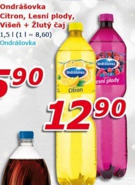 Voda ochucená Ondrášovka