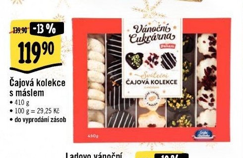 Čajová kolekce s máslem
