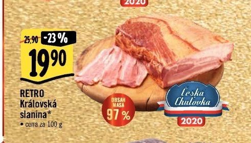 RETRO Královská slanina