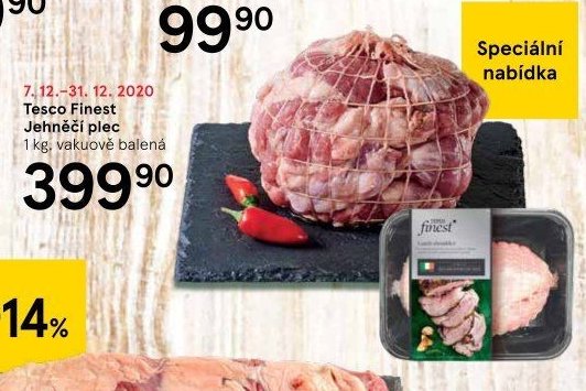 Tesco Finest Jehněčí plec