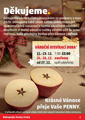 akční leták Penny Market 17.12.2020-23.12.2020