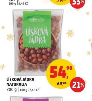 LÍSKOVÁ JÁDRA NATURALIA
