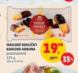 MÁSLOVÉ ROHLÍČKY KARLOVA KORUNA