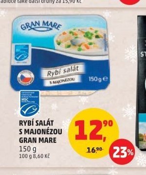 Rybí salát s majonézou Gran Mare