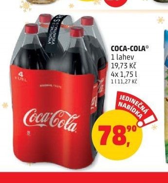 COCA-COLA 4x 1,75l