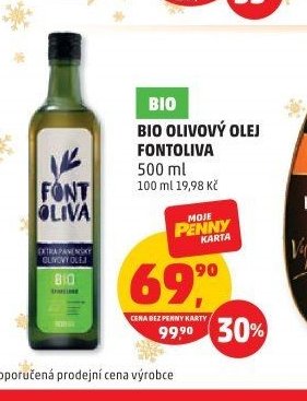 Bio olivový olej Fontoliva 500 ml