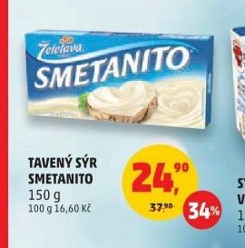 Tavený sýr Smetanito