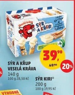 Sýr a křup Veselá kráva