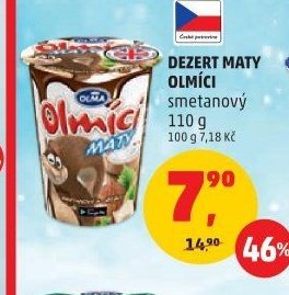 Dezert Maty Olmíci smetanový