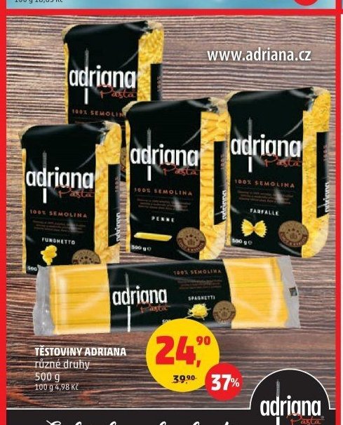 Těstoviny Adriana
